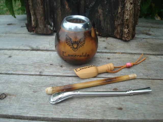 Broco Bombilla In Acciaio Inox Per Yerba Mate - Cannuccia Filtrante Con Cucchiaio, Lunga 15.7 Cm - Ideale Per Tè, Caffè Francese E Succhi - 5