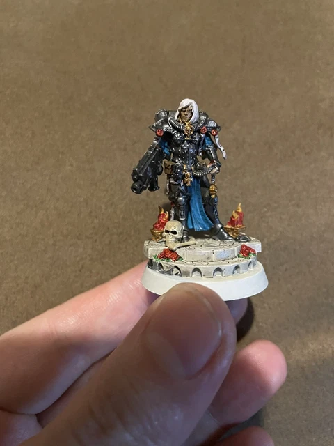 Warhammer 40K Sisters Of Battle Sister Superior Amalia Novena Well Painted.