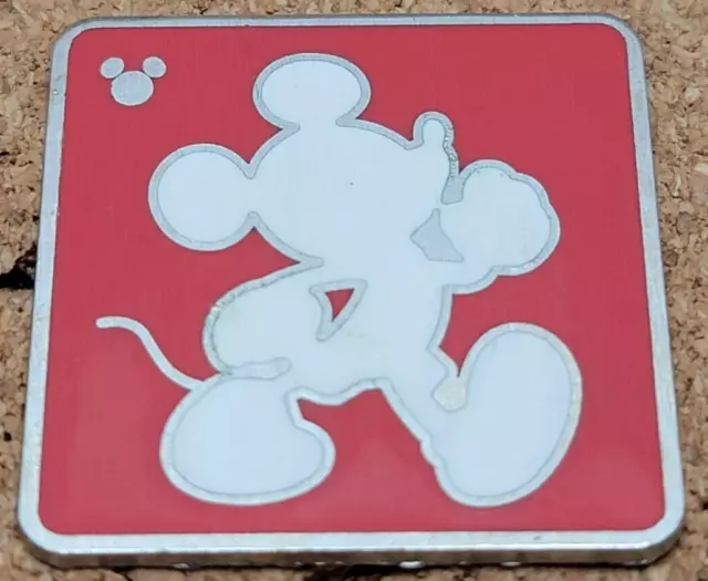 Disney Parks Mickey Mouse Silhouette Hidden Mickey Trading Lapel Pin