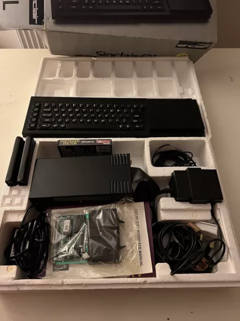 Sinclair QL computer with extras