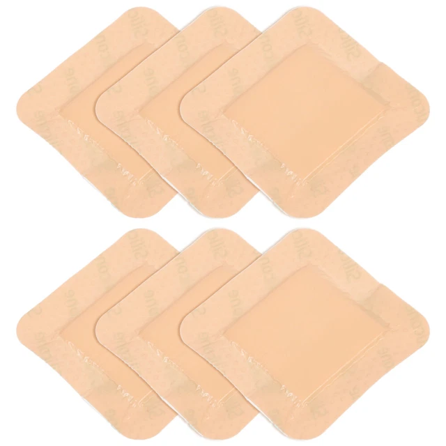 6 Pcs Patch Pansement Patch Cicatrice Gel Gel De Silicone Coussin De Protection