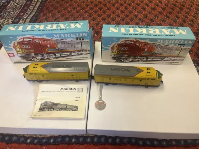 Märklin 3061, 4061, Union Pacific neuwertig mit OVP und Zertifikat , Anleitung