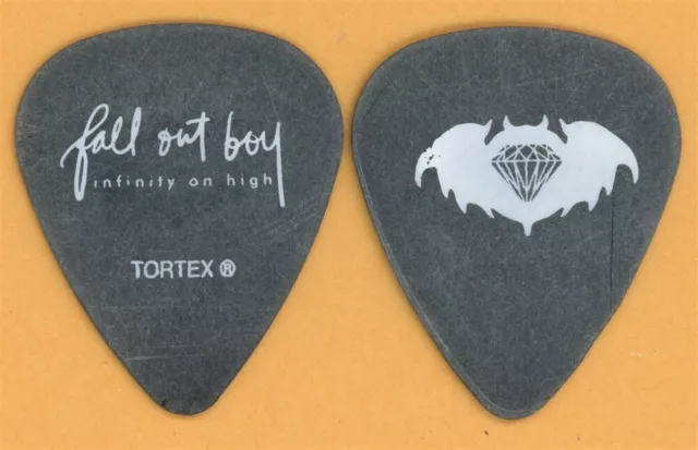 Fall Out Boy 2007 Infinity on High concert tour Pete Wentz stage Guitar Pick