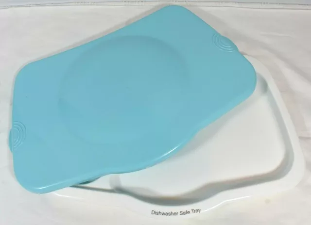 Fisher Price Healthy Care Baby Booster Seat Replacement Feeding Tray w/Cover Lid