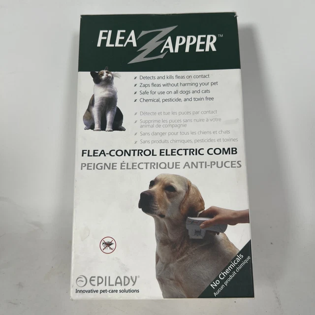 Electronic Flea Comb Zapper Epilady - Electric Flea Comb Safe for Cats, Dogs