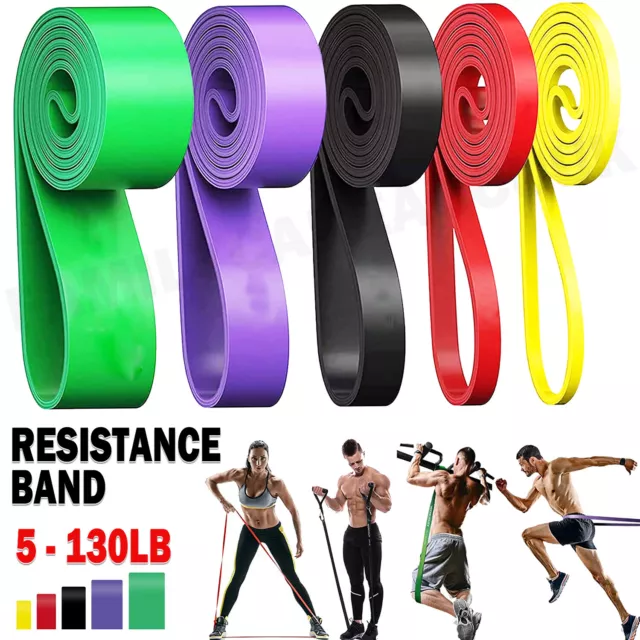 Fitness Resistance Band Heavy Duty Pull Up Set Assisted Exercise Tube Home Gym