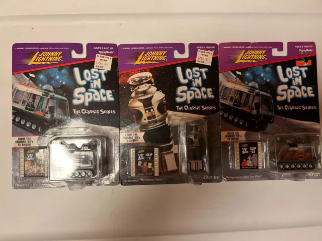 Johnny Lightning Lost in Space Lot Set Chariot Robot B-9 (3)