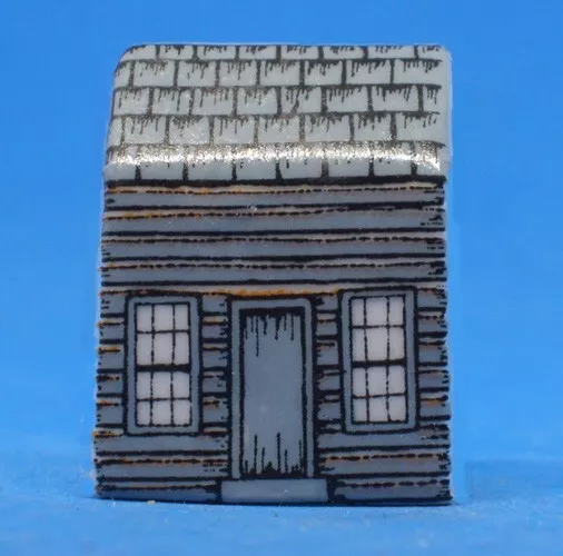 Birchcroft Miniature House Shaped Thimble -- Log Cabin