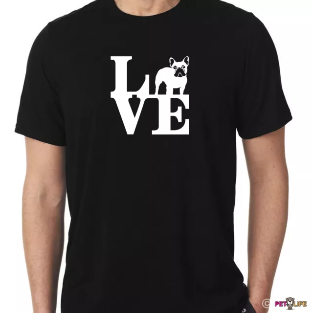 Love French Bulldog Tee Shirt park frenchie