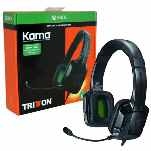 Tritton Kama Stereo Headset Black Xbox One 3.5mm Brand New Sealed Official