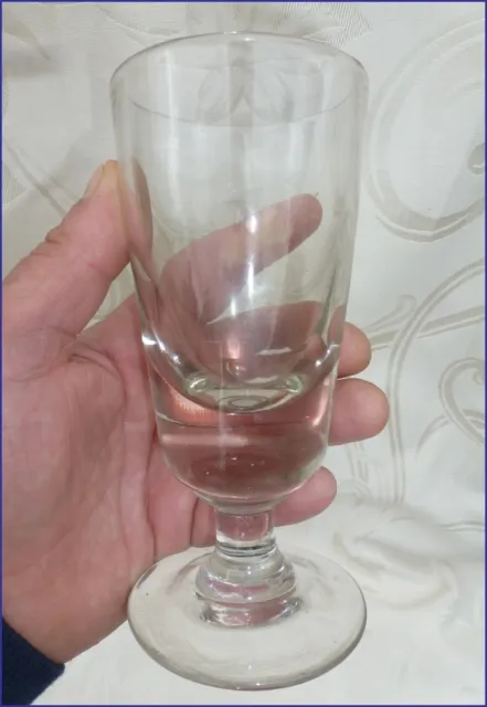 Verrerie Ancien Verre Fin XIX eme Verre Epais Absinthe 2