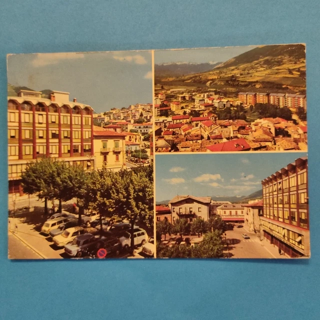 Carte Postale Castel Di Sangro Aquila 1943 - Double Panorama - Voyagée - FP 1575