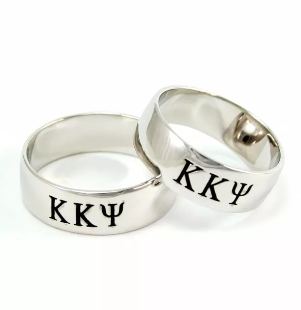 Kappa Kappa Psi Fraternity Sterling Silver Men's Ring | Fraternity Class Ring