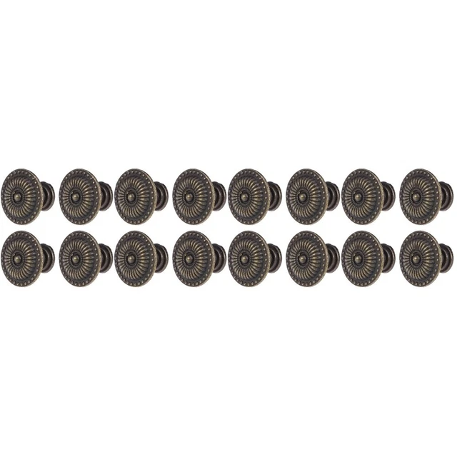 16 pz manopola estraibile armadietto armadio vintage (bronzo)