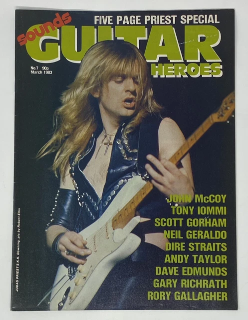 VINTAGE SOUNDS GUITAR HEROES Magazine No 7 March 1983 80s Judas Priest ...