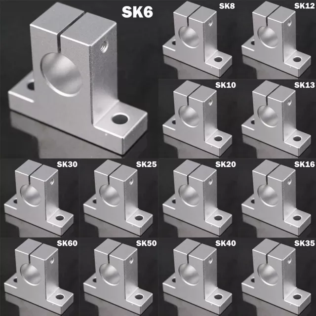 Wellenunterstützung Aluminium Aluminiumlegierung Linear SK8/10/12/13/16/20