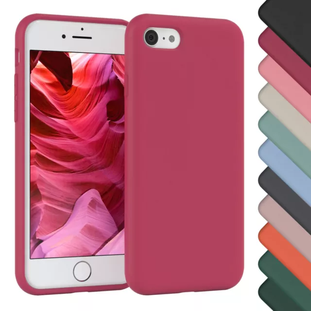 EAZY CASE für Apple iPhone SE 2022 / 2020 / 8 / 7 Silikon Handyhülle Cover