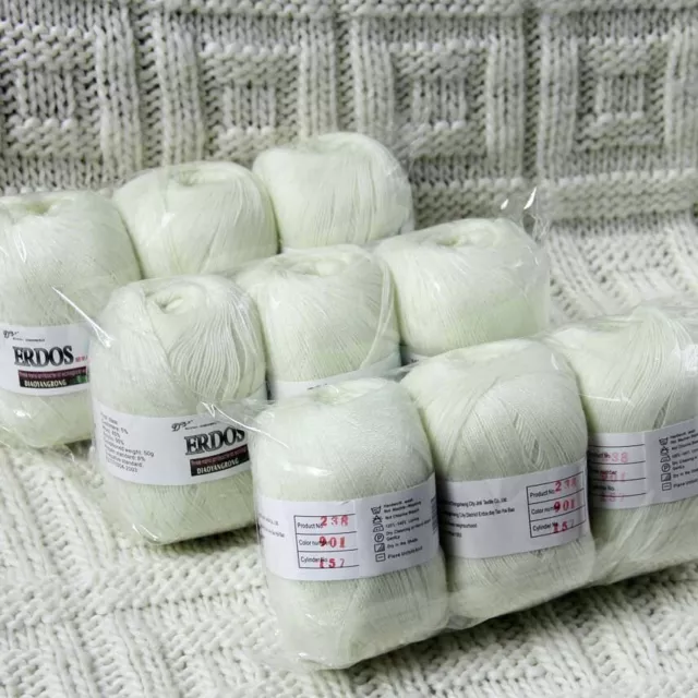 Sale 9BallsX50gr LACE  Acrylic Wool Cashmere Hand Rugs knitting Blanket Yarn 944