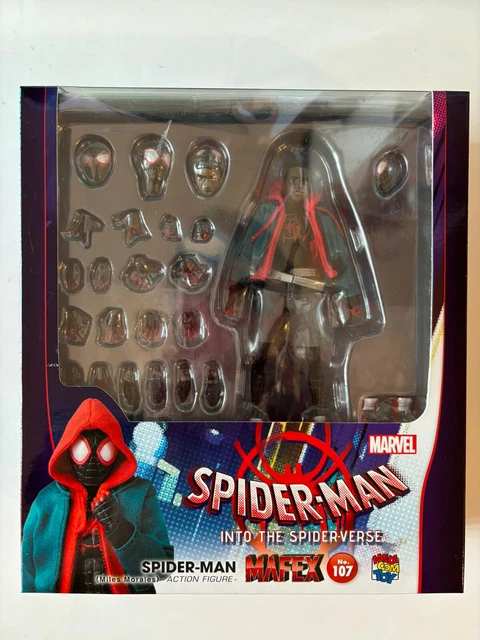 Spider Man Miles Morales Toy MEDICOM MAFEX Miles Morales Spider