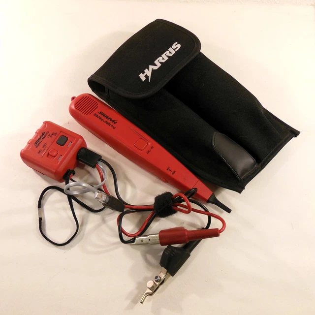 HARRIS Pro3000 TONER & PROBE, 26200-900 & 26100-900 with Case, Very Nice