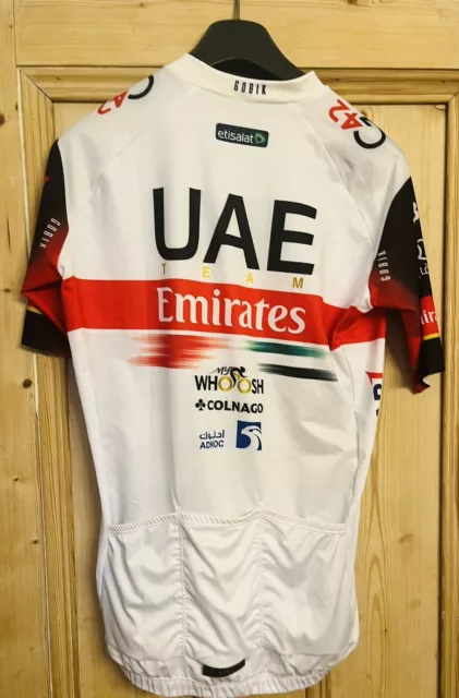 UAE Team Emirates Short Sleeve Cycling Jersey and Bib Shorts GOBIK BNWT XL