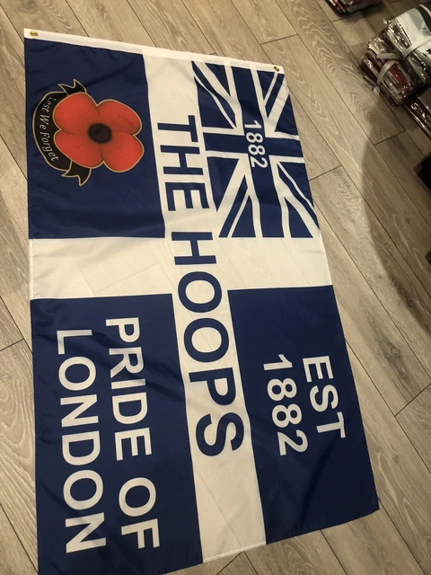QUEENS PARK RANGERS QPR Flag 5ft by 3ft - Qpr Football Flag The Hoops ...