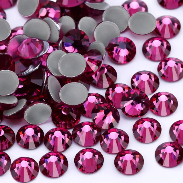 1440 Hotfix Crystal Glass Rhinestones Flatback Iron on Gems Art Deco Craft Beads