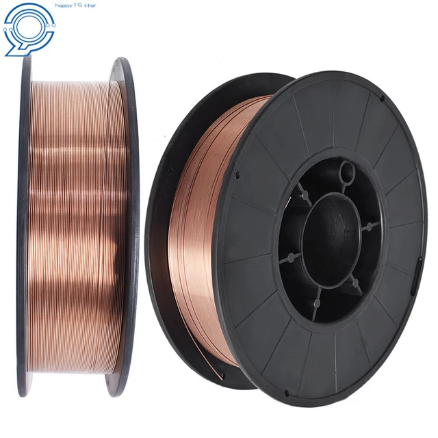 Premium Mild Steel MIG Welding Wire ER70S-6 0.030Inch (0.8mm) 11-lbs Roll 2 Pack