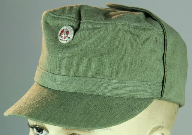 VINTAGE EAST GERMAN Kampfgruppen cap hat army military communist Soviet ...