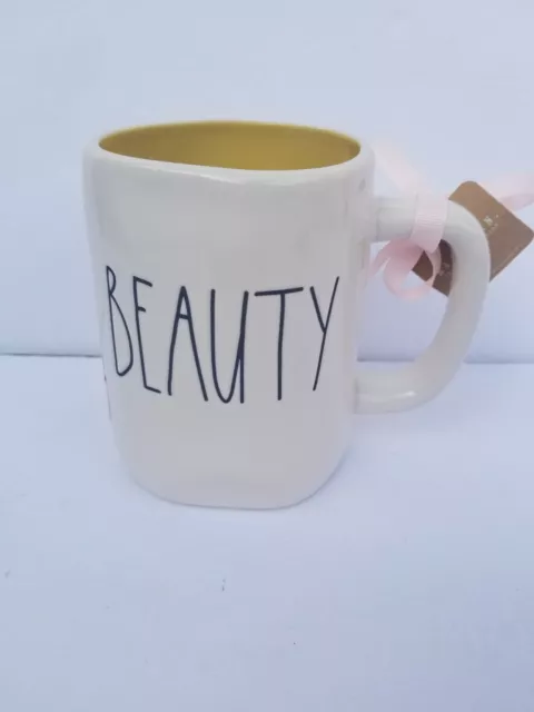 Rae Dunn Belle Disney Princess Coffee Mug Cup Beauty & The Beast 18 Oz NEW
