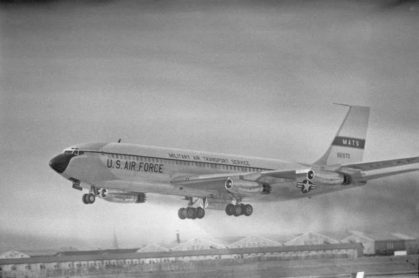 Example Af 707 USAF BOEING 707 Air Force One 1959 Old Photo EUR 6,60 - PicClick FR