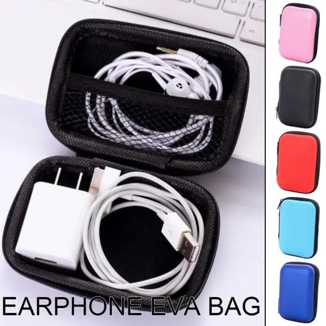 New Hard EVA Shell Portable Case Box Headset Earphone Earbud Storage Pouch Bag