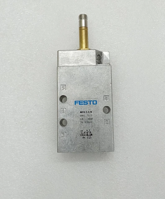 Électrovanne FESTO MFH-5-1/8-NPT 9765 Neuve En Boîte - Vanne Solénoïde, Origine Allemagne