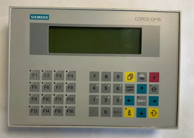 Siemens Operator Panel OP15-B / Coros OP 15 / V2.13 / 6AV3515-1MA00