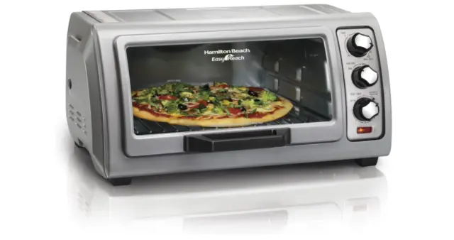 Hamilton Beach Countertop Toaster Oven With Easy Reach Roll-Top 31127D