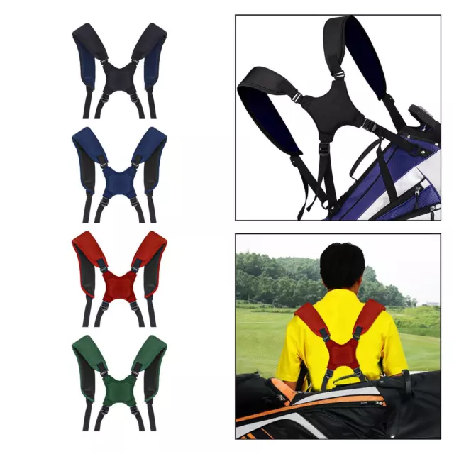 Golf Bag Double Shoulder Strap Golf Club Accessories Comfort Backpack Straps