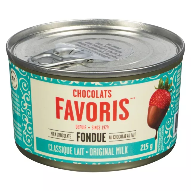 6 Pack Chocolats Favoris Original Milk Fondue 215g From Canada FRESH & DELICIOUS