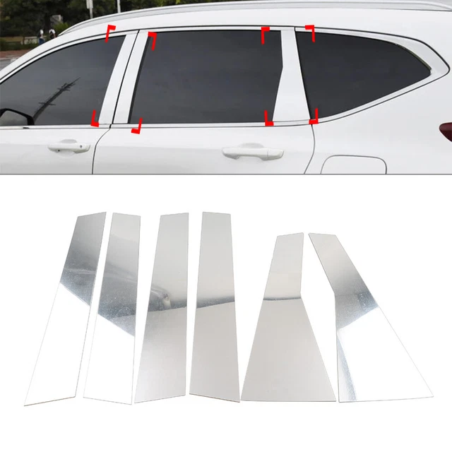 PILLAR POST SET Door Window Cover Trim Kit For Honda CRV CRV 20172022