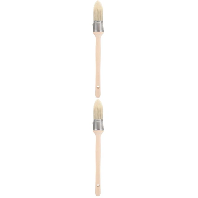 2x Portable Wall Paint Pen Paint Edger Tool Round Trim Brush Trim Paint Brush