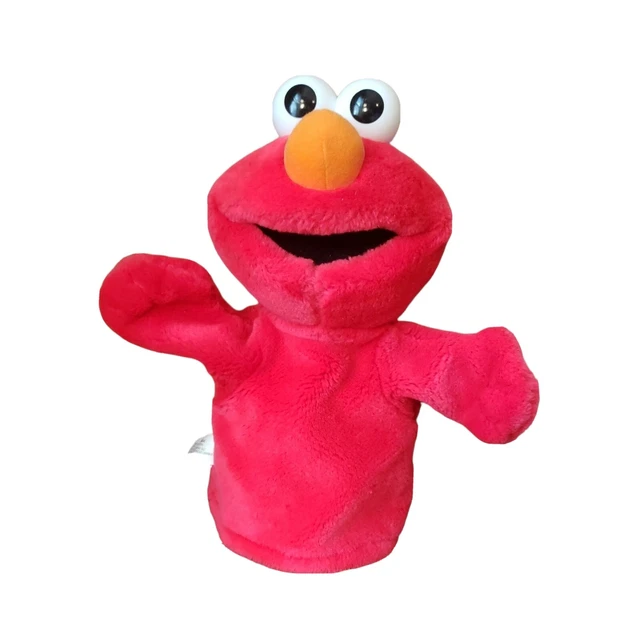 Sesame Street Elmo Hand Puppet Plush 9" 2004 Fisher Price Stuffed Animal Toy