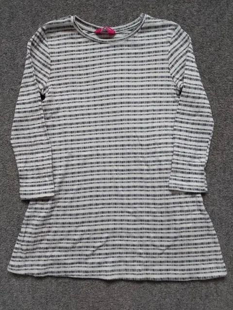 Girls, Long Sleeve Multicoloured, Striped Dress,  7-8 Yrs, Young Dimension