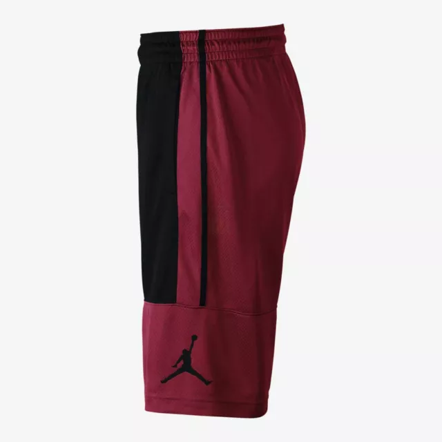 Jordan Rise Solid basketball shorts by Nike - adult S in red & black 2