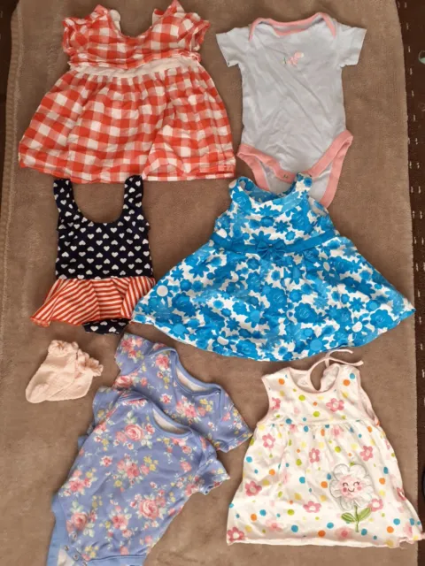 Girls Bundle 6-9 Months Summer Clothes