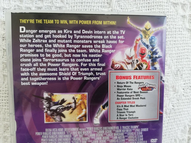 POWER RANGERS DINO Thunder: Triassic Triumph Vol 5 - Region 2 DVD £6.59 ...