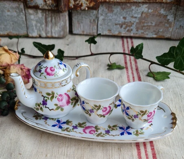 POT LAIT DÎNETTE miniature poupée porcelaine enfant quille Moulin ROTY Tradition EUR 11,00 - FR