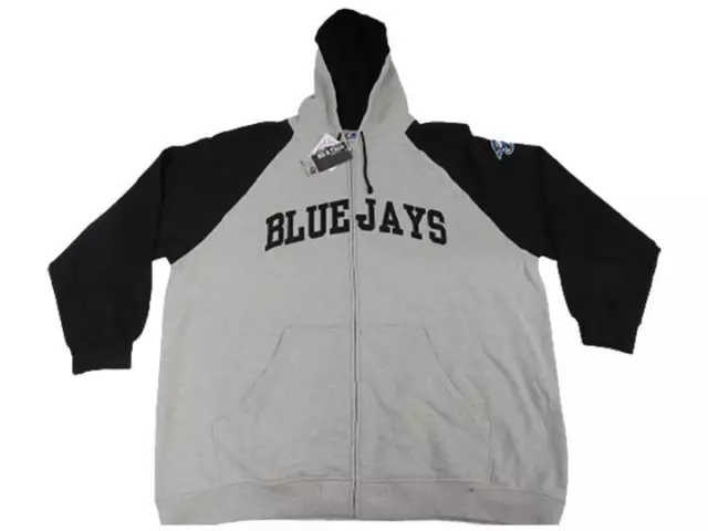 New Toronto Blue Jays Mens Sizes 3XL-4XL-5XL-6XL Majestic Full Zip Hoodie Jacket