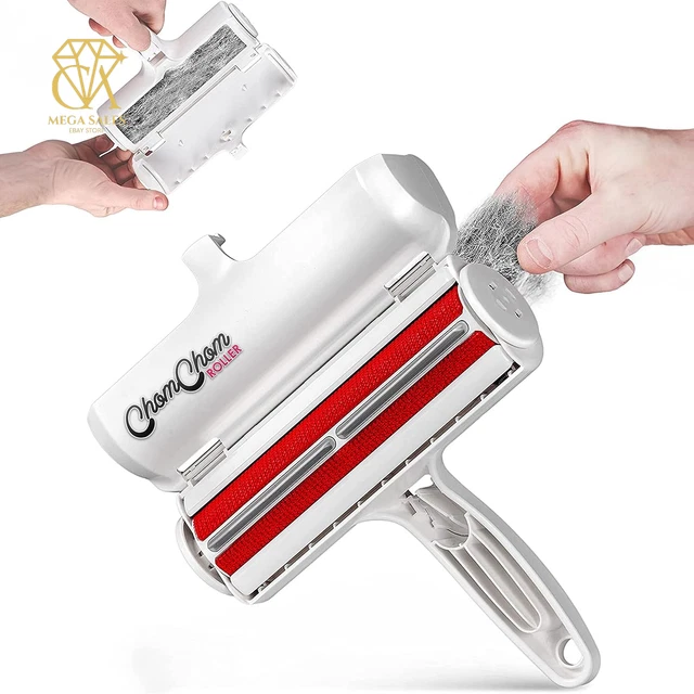 Chom Chom Roller Pet Hair Remover and Reusable Lint Roller -  Cat and Dog Hair R