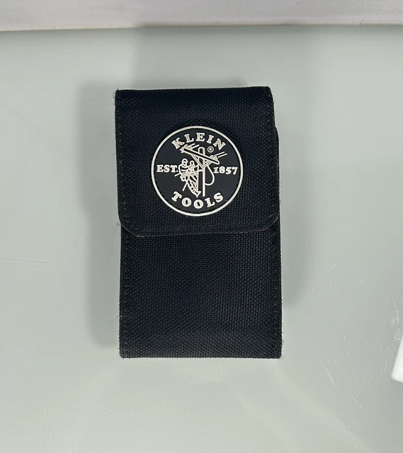 Genuine Klein Tools Job site Phone Case w/ Magnetic Closure & Belt Clip, 6”x3.5”