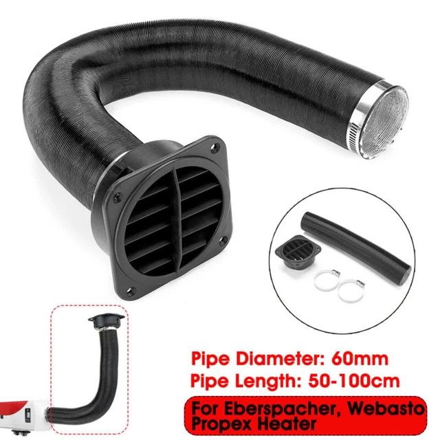Diesel Heater Accessories 1/2 Valve Flap Air Diesel Heater Duct Vent Splitter Outlet Joiner Connector Pipe Diesel Heater Vent