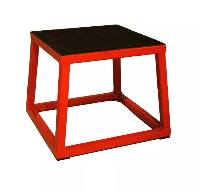 Plyometric Jump Box - 12", Red/Black